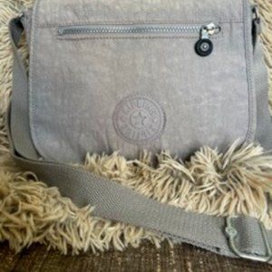 Kipling Medium Crossbody Bag Grey